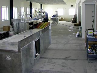 the galley dining area at the end of December