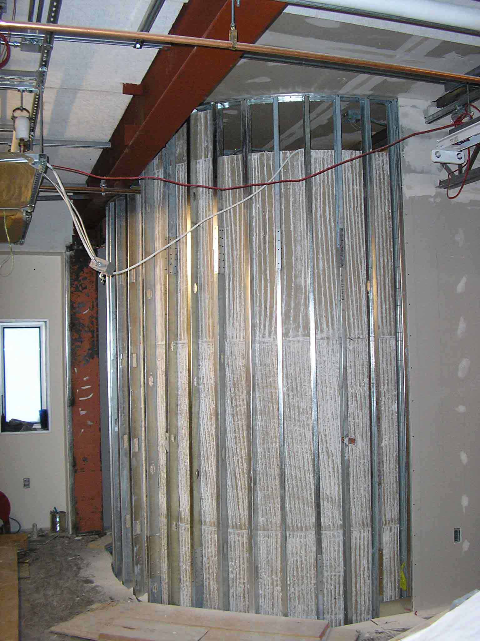 radiused drywall construction