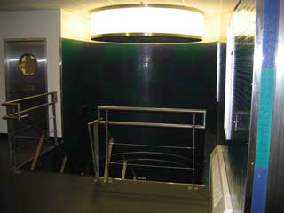 stairwell and light fixture in 2008