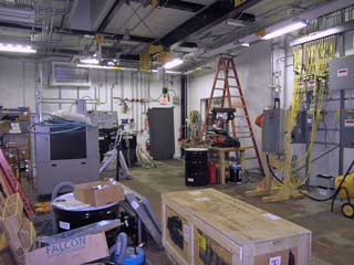 the center bay of cryo containing stuff moved out of the south bay