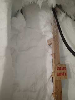 ice tunnel escape ladder