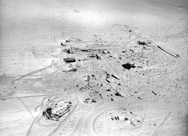 South Pole 1961-62 aerial photo