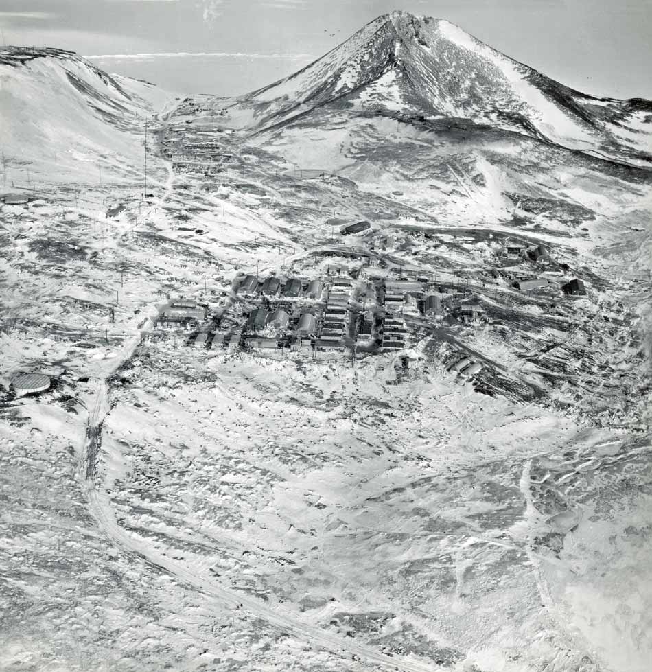 McMurdo at the end of the 1960-61 summer season