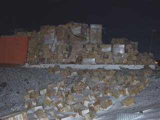 rock boxes rocked by the storm