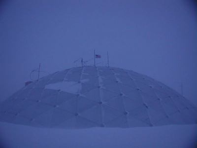 top of the dome