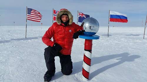 Ben Saunders at the Pole