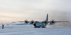 first LC-130 flight of the 2018-19 season