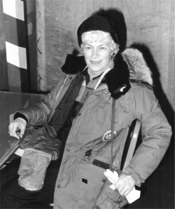 Ruth Siple at Pole