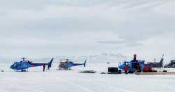 new helicopters arrive at McMurdo