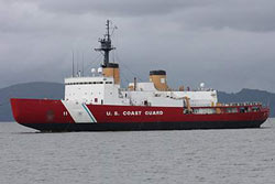 the Polar Sea being towed down the Columbia