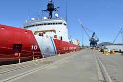 The Polar Star in drydock