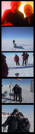 South Pole arrival