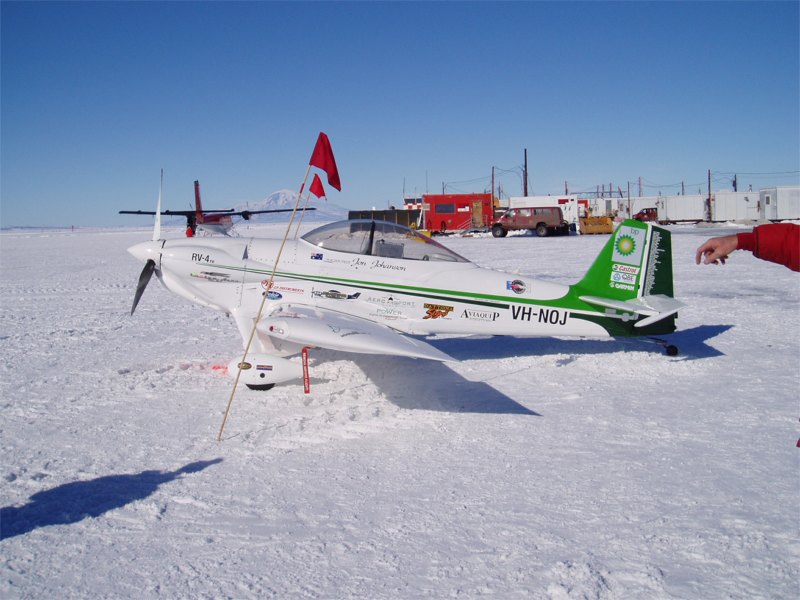 Jon Johanson's aircraft at McMurdo