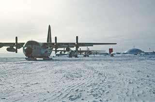 3 parked aircraft