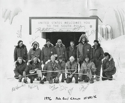 Christmas 1976 Pole Bowl winning team