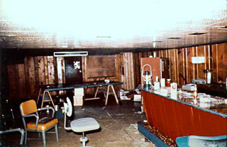 the bar at Old Pole, the original Club 90