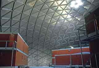 inside the dome