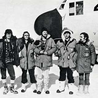 Alex (2nd from right) at Vostok