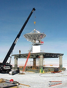 installing the dish
