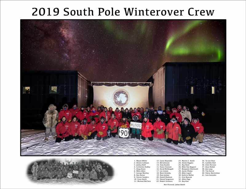 the 2019 winterover photo