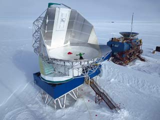 The South Pole Telescope in 2017