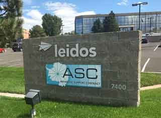 ASC Leidos sign