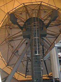 back of the 11 meter antenna