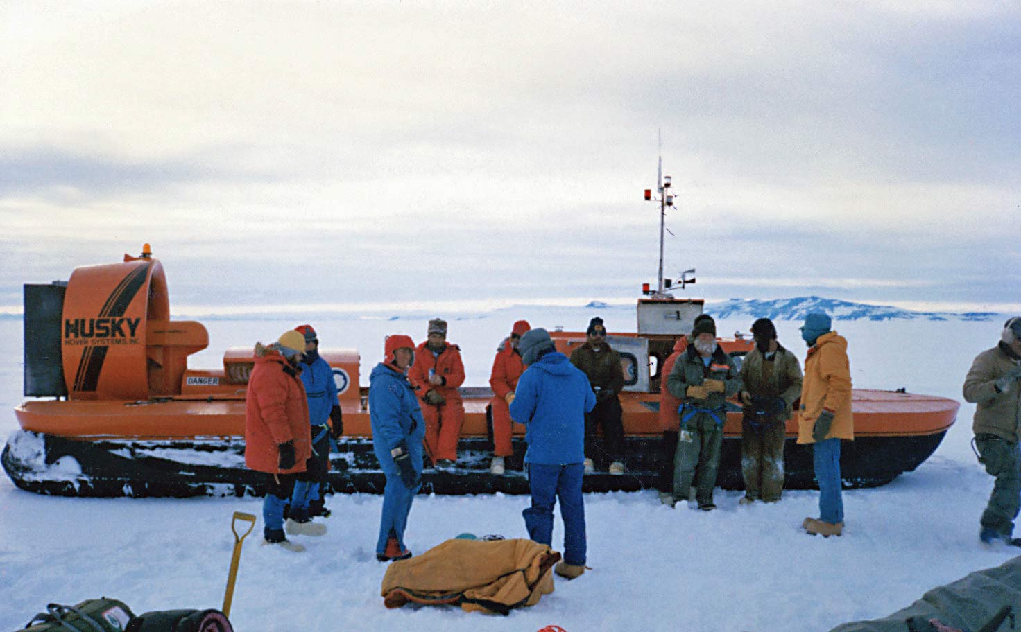 loading up for a Thanksgiving 1990 rescue mission