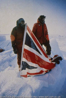 Ran and Charlie at the North Pole