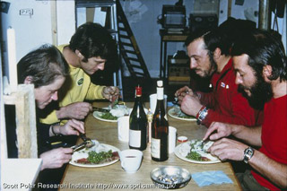 Midwinter's Day dinner 1980