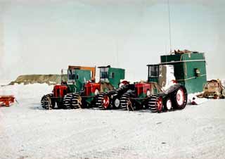 Sir Edmund Hillary's fleet of tractors