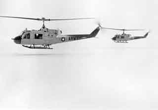 Army helicopters at Pole