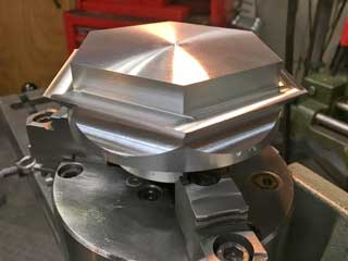 milling the aluminum base