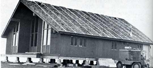 The USARP Chalet under construction