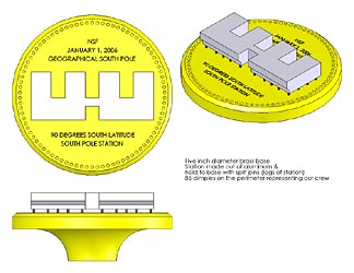 Stephen Parshley's 2006 South Pole marker design