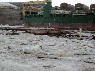 a view of what used to be the pier