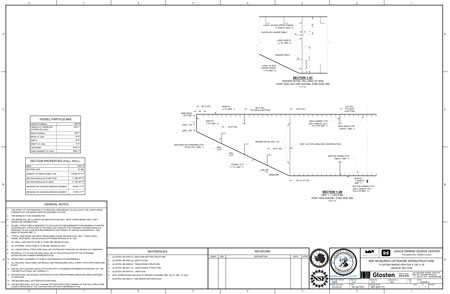 hull and deck section