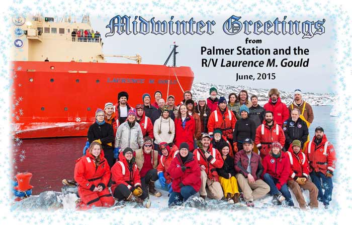 Palmer Station 2015 greeting card