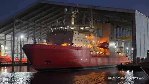 the Palmer in its home port