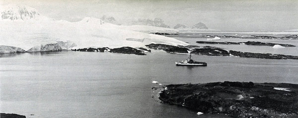 the Eastwind near Arthur Harbor