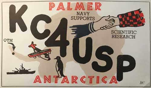 Palmer 1965 QSL card