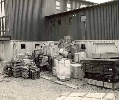 retrograde cargo? in front of the station