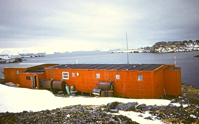the back side of Palmer Station