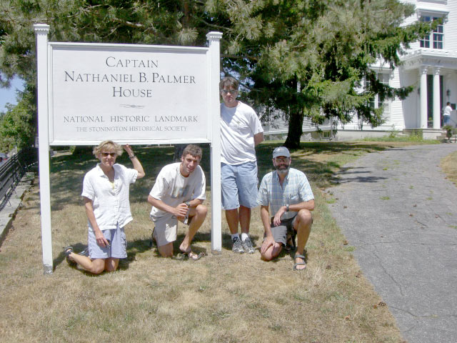 The Nathaniel B. Palmer House and Maggie Amsler's research team