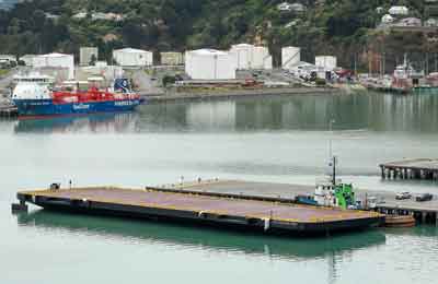 
the NSF Discovery pier in Lyttleton