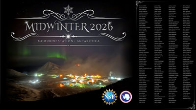 McMurdo midwinter greeting