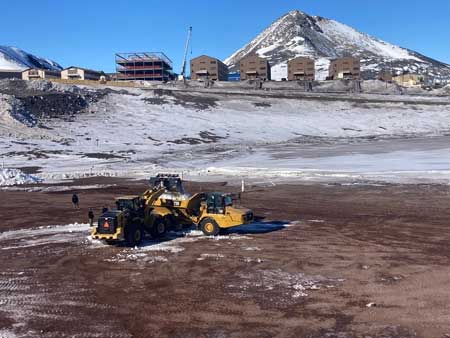 clearing the pier site