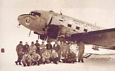 Argentine C-47 on ice