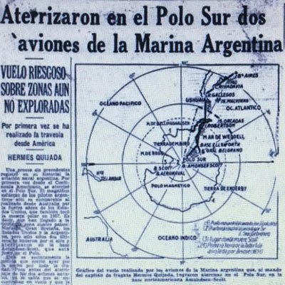 newspaper article about the flight