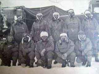 Argentinian South Pole traverse team